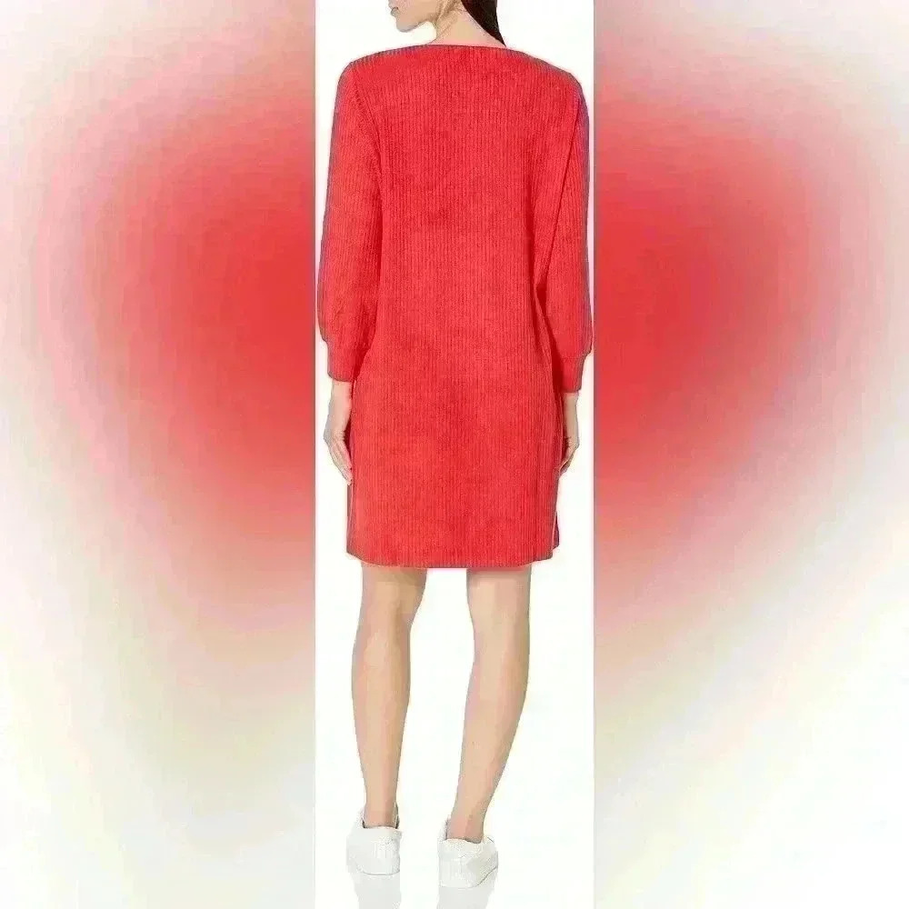 Nic+ Zoe Cozy Rib Dress Size L New — image 2 of 8